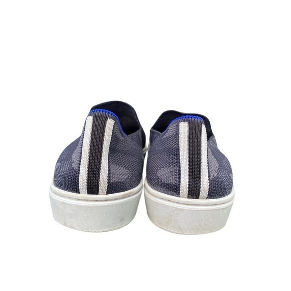 Rothy's Blue and Gray Camouflage Sneakers slip on size 8.5 - Picture 4 of 6